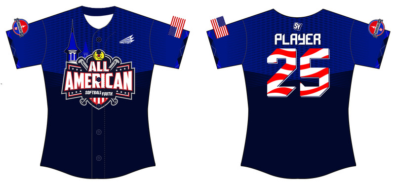 Softball Youth All-Americans Kentucky 2019 Fastpitch Jersey 2B