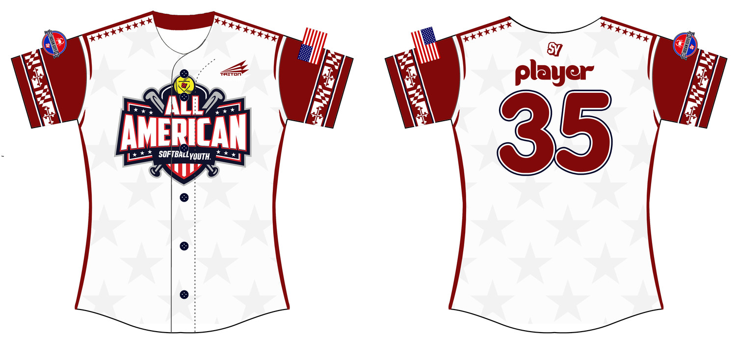 Softball Youth All-Americans Ocean City 2019 Fastpitch Jersey J1B