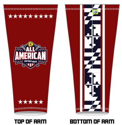 Softball Youth All-Americans Ocean City 2019 Arm Sleeve AS2