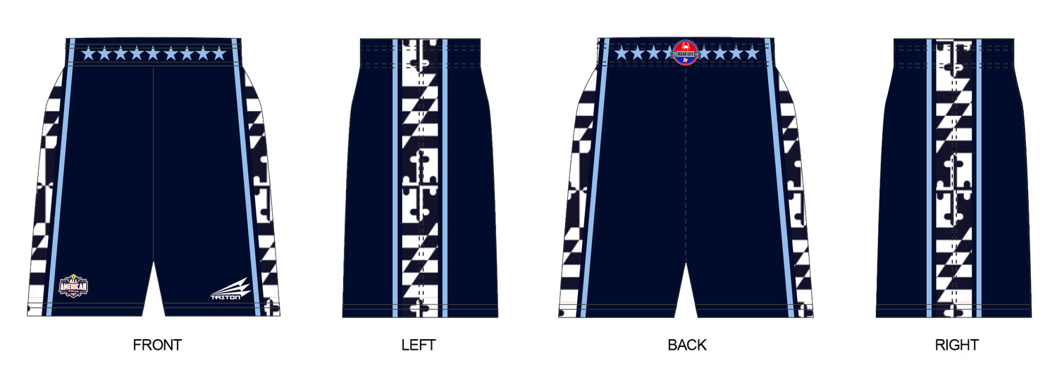 Softball Youth All-Americans Ocean City 2019 Revolution Pocket Shorts RV1