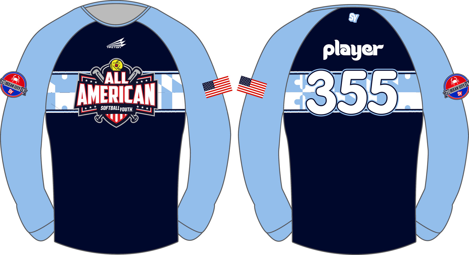 Softball Youth All-Americans Ocean City 2019 Vulcan Pullover VP1