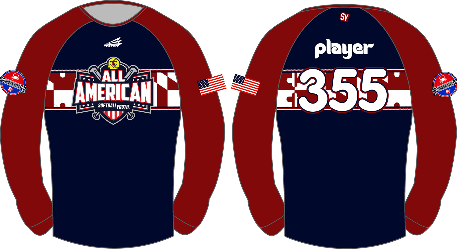 Softball Youth All-Americans Ocean City 2019 Vulcan Pullover VP2