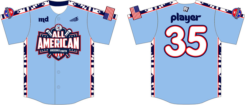 Baseball Youth All-Americans Ocean City 2019 Baseball Jersey J2A