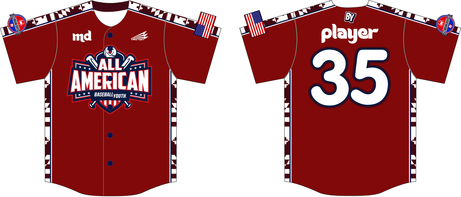 Baseball Youth All-Americans Ocean City 2019 Baseball Jersey J2B