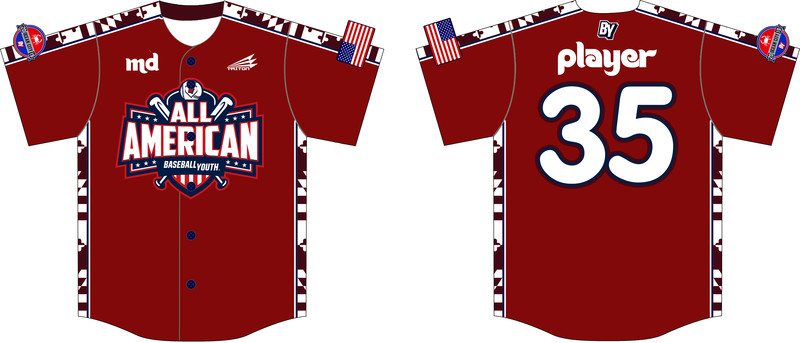Baseball Youth All-Americans Ocean City 2019 Baseball Jersey J2B