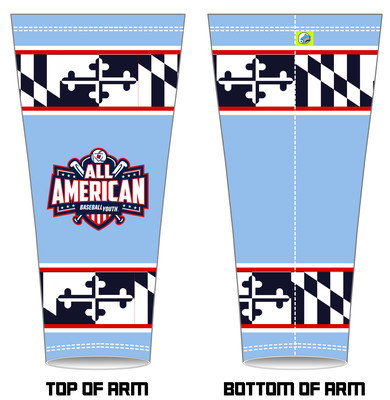 Baseball Youth All-Americans Ocean City 2019 Arm Sleeve AS1