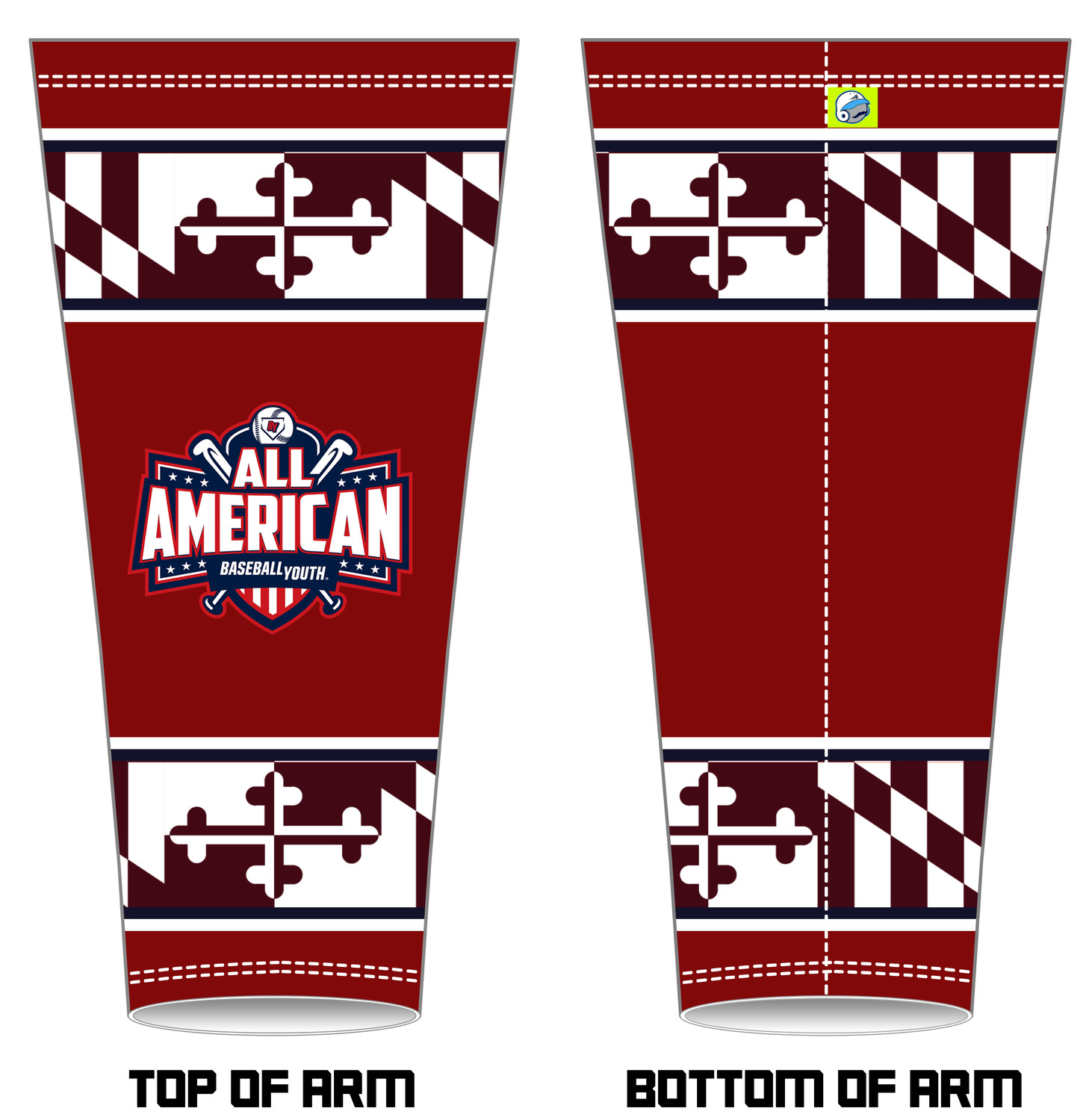 Baseball Youth All-Americans Ocean City 2019 Arm Sleeve AS2