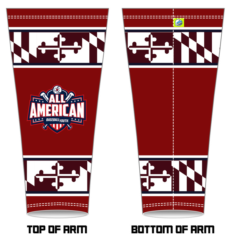 Baseball Youth All-Americans Ocean City 2019 Arm Sleeve AS2