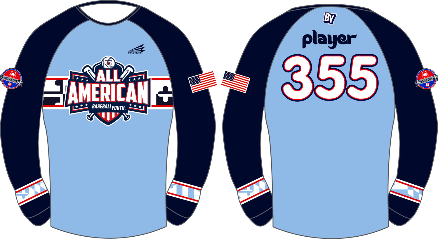 Baseball Youth All-Americans Ocean City 2019 Vulcan Pullover VP1