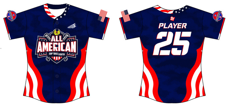 Softball Youth All-Americans Texas 2019 Fastpitch Jersey J2A