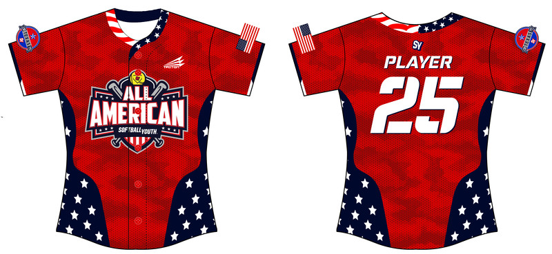 Softball Youth All-Americans Texas 2019 Fastpitch Jersey J2B