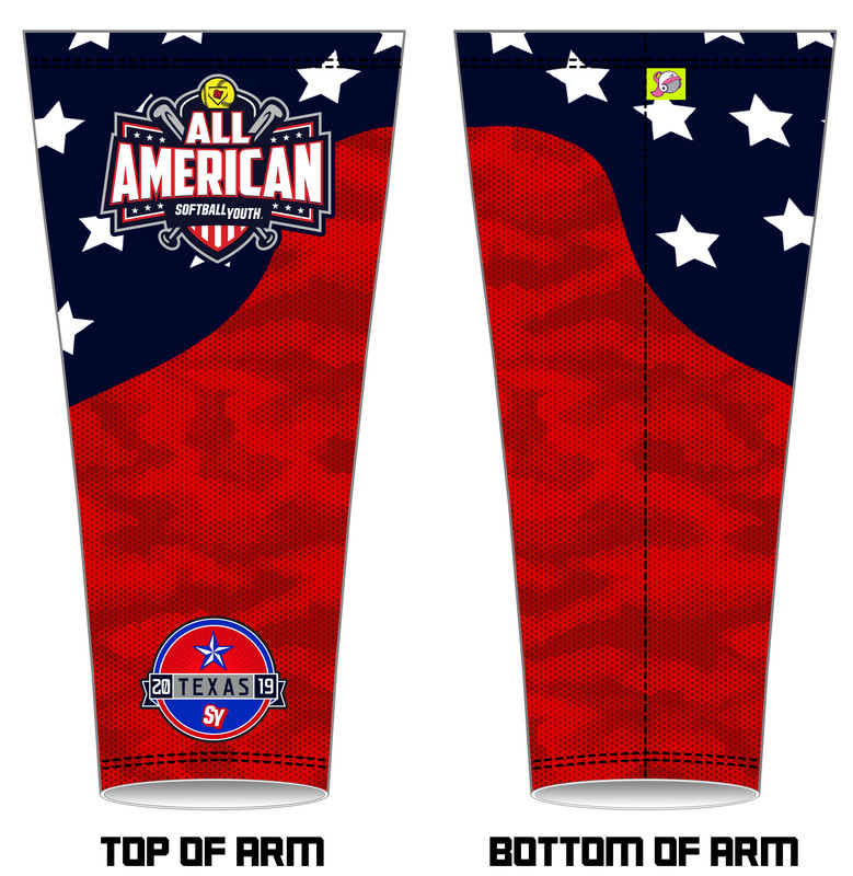 Softball Youth All-Americans Texas 2019 Arm Sleeve AS2