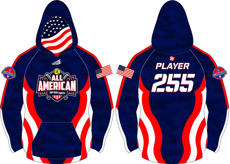 Softball Youth All-Americans Texas 2019 Vulcan Hoodie VH1