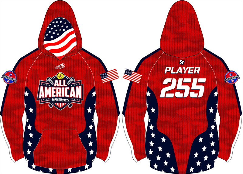 Softball Youth All-Americans Texas 2019 Vulcan Hoodie VH2