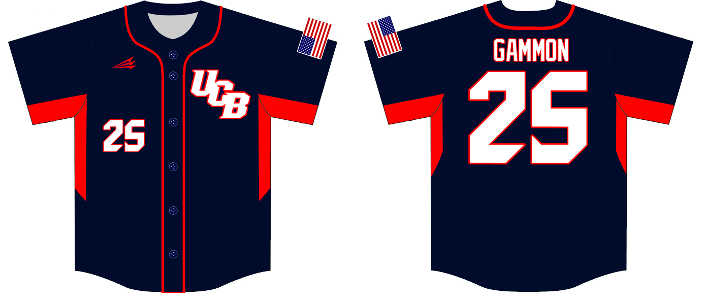 UCB Custom HexaFlex Baseball Jersey #5