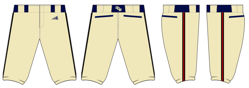 UCB Custom Stacheman Elite Knicker Baseball Pants #BP9