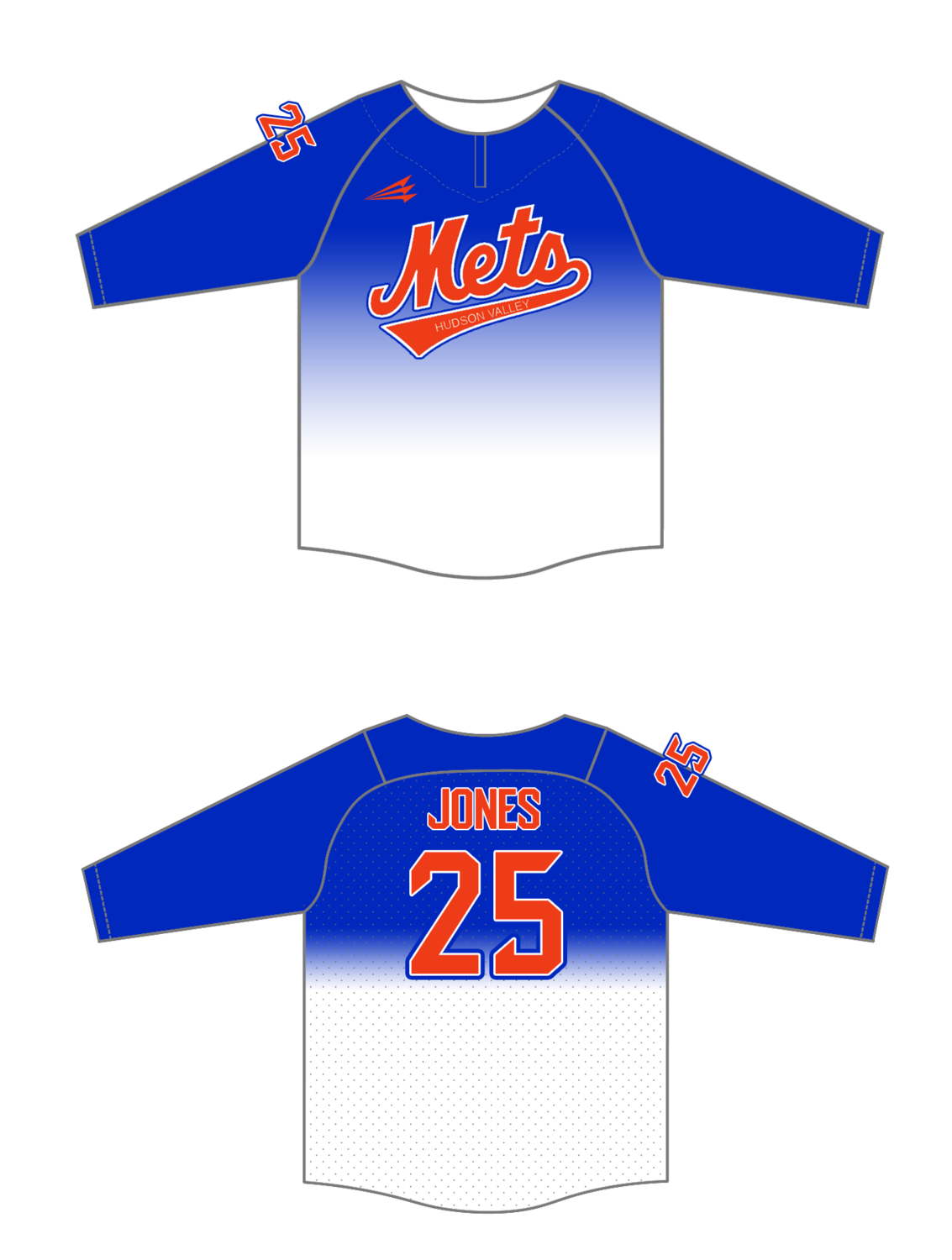 Hudson Valley Mets Custom BP Jacket #BPJ1