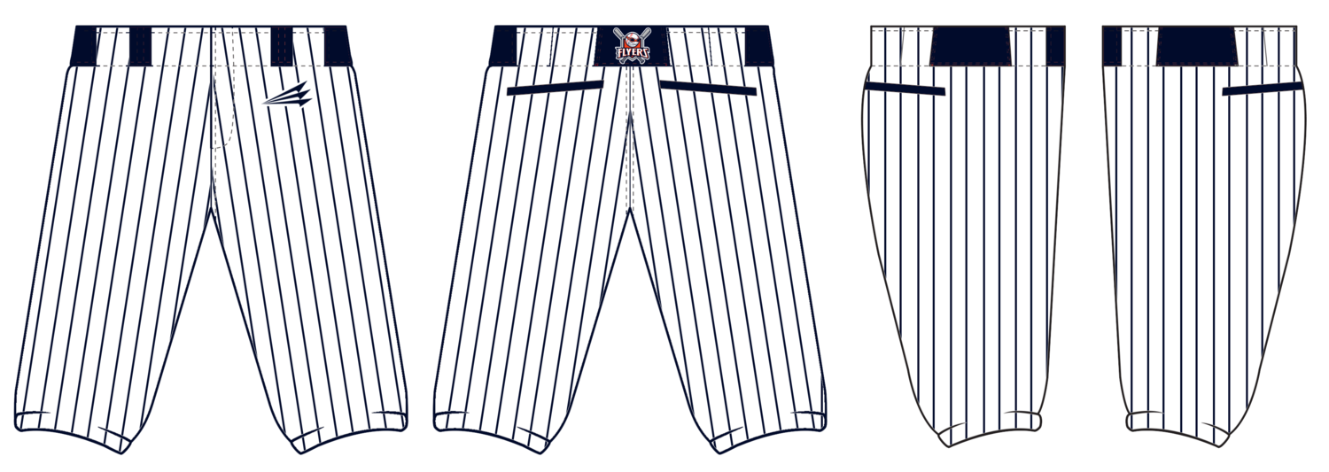 Schaumburg Flyers Custom Stacheman Elite Knicker Baseball Pants #BP7B