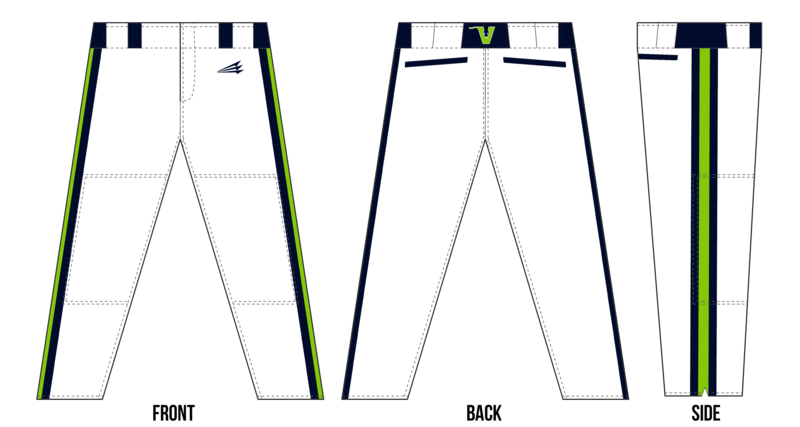 Vipers (Polk) Custom Stacheman Elite Long Baseball Pants #BP2
