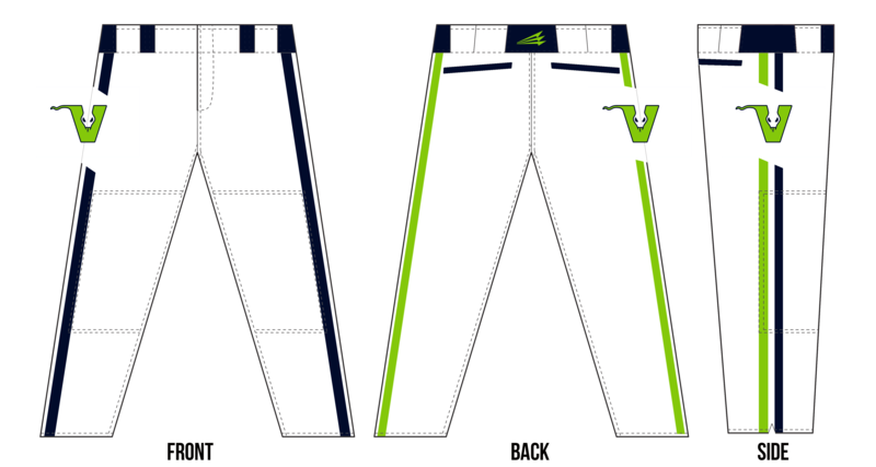 Vipers (Polk) Custom Stacheman Elite Long Baseball Pants #BP3