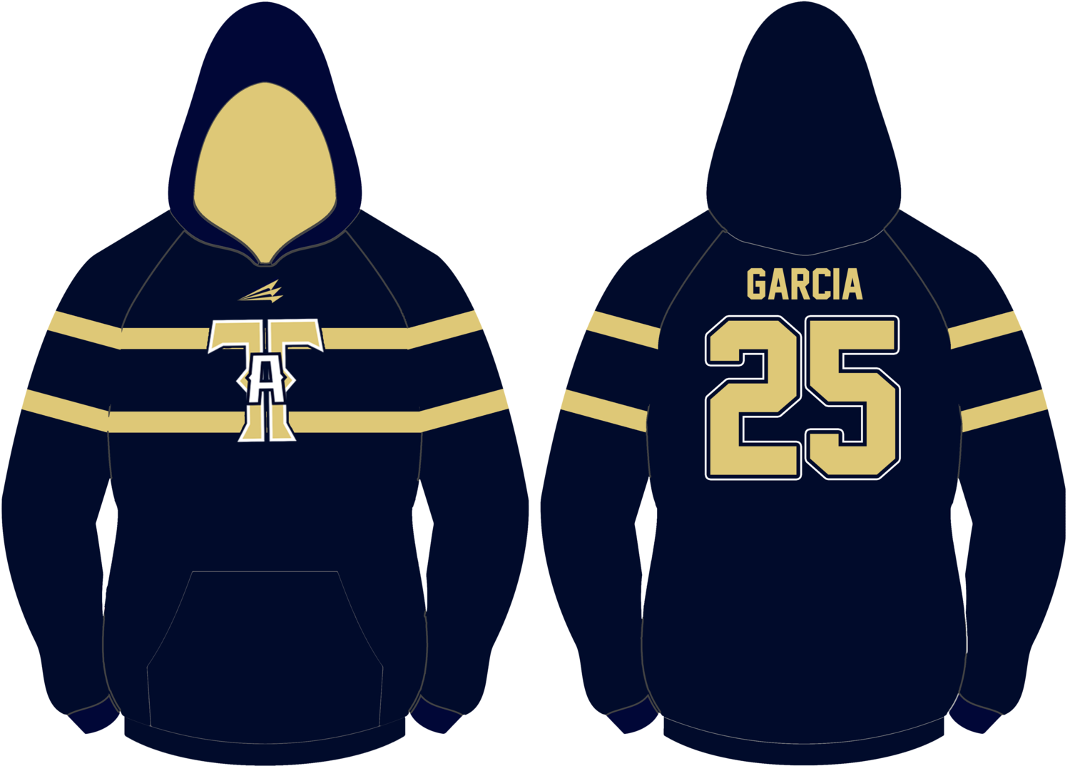 TTA (Garcia) Custom Baseball Vulcan Hoodie #VH1