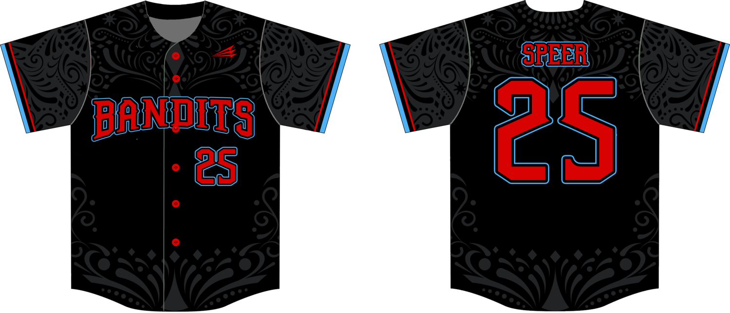 Bandits Custom HexaFlex Baseball Jersey #3A
