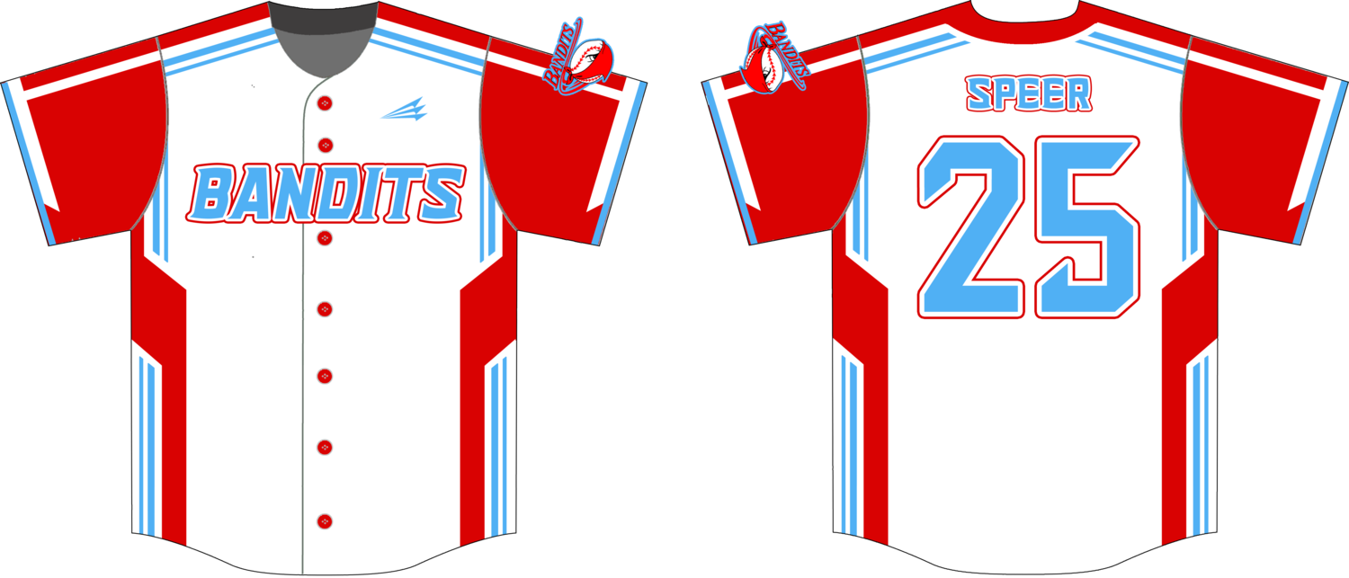 Bandits Custom HexaFlex Baseball Jersey #4B
