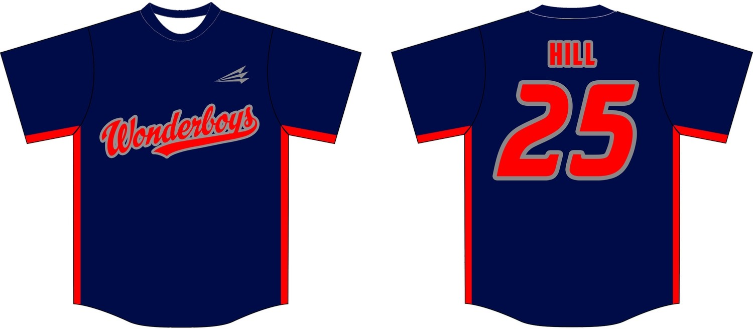 Wonderboys Custom Baseball Jersey 4D