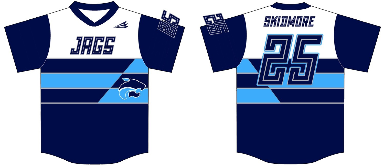 Central Valley Jags Baseball Jersey 2