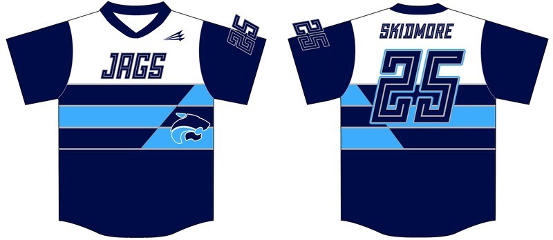 Central Valley Jags Baseball Jersey 2