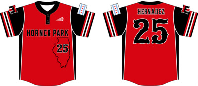 Horner Park Minoso Travelers Custom HexaFlex Baseball Jersey #J7