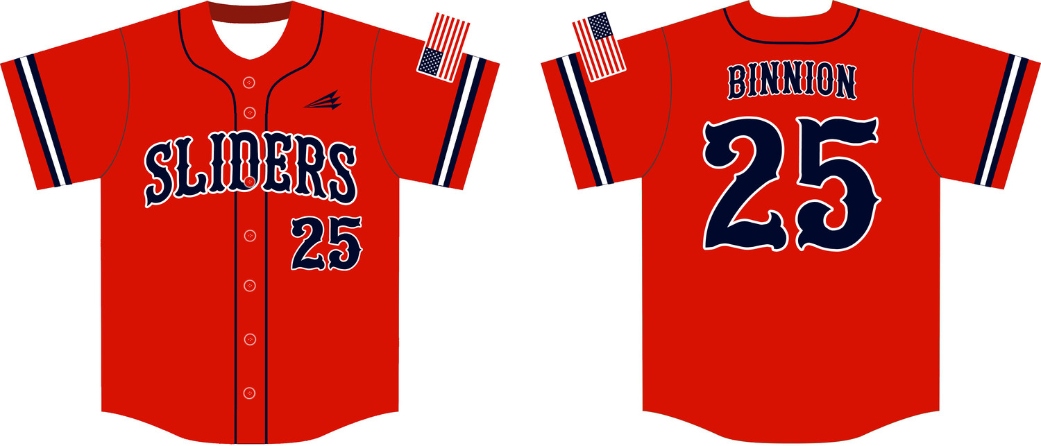 Sliders Indiana Custom Hexaflex Baseball Jersey #J1