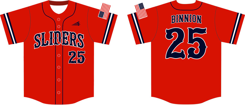 Sliders Indiana Custom Hexaflex Baseball Jersey #J1