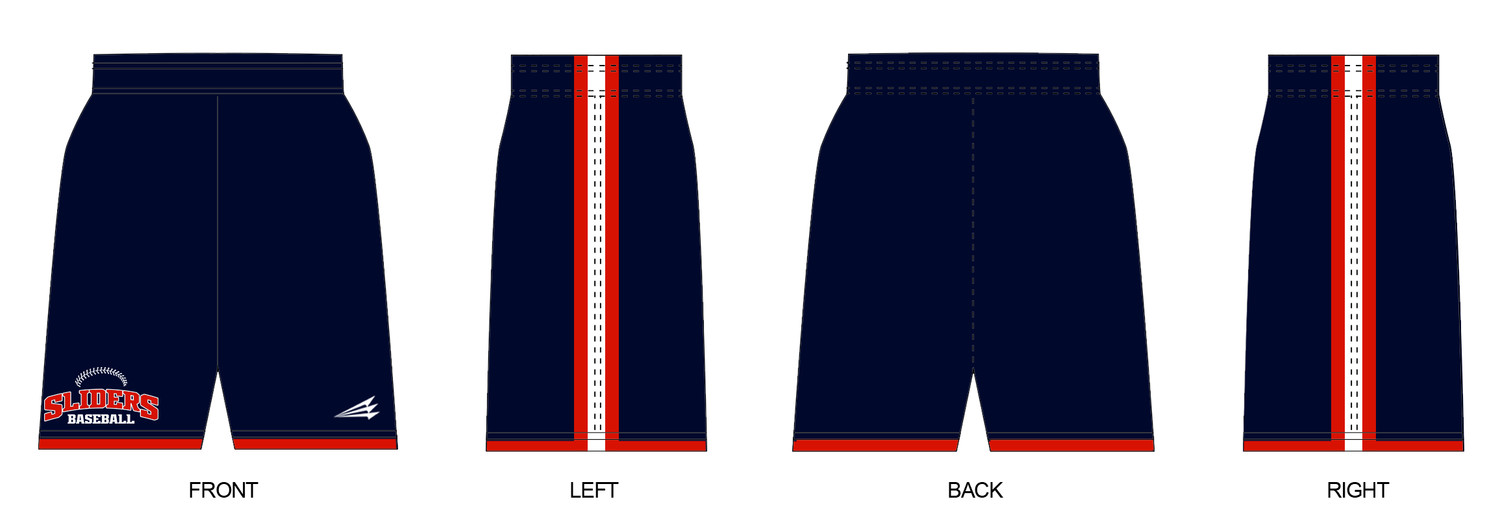 Sliders Indiana Baseball Custom Revolution Pocket Shorts #RV1