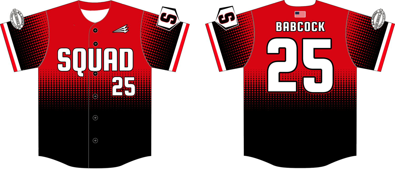 SQUAD (Babcock) Custom Hexaflex Baseball Jersey #J1c