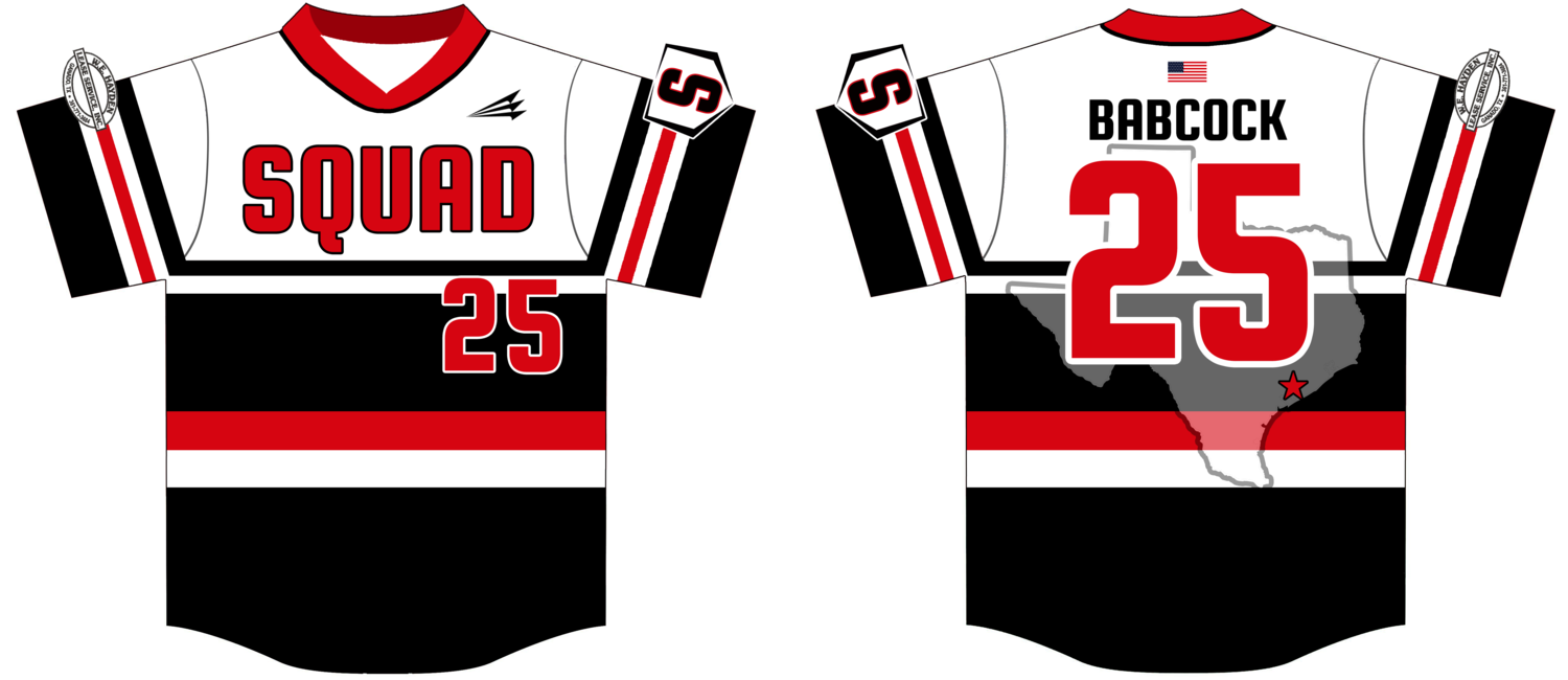 SQUAD (Babcock) Custom Hexaflex Baseball Jersey #J2d