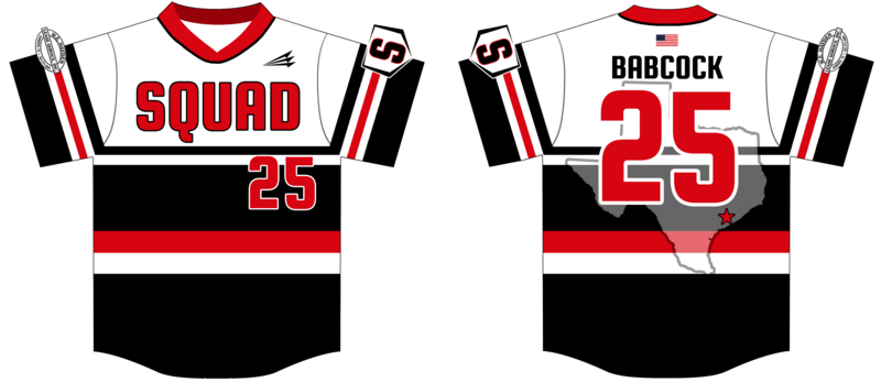SQUAD (Babcock) Custom Hexaflex Baseball Jersey #J2d