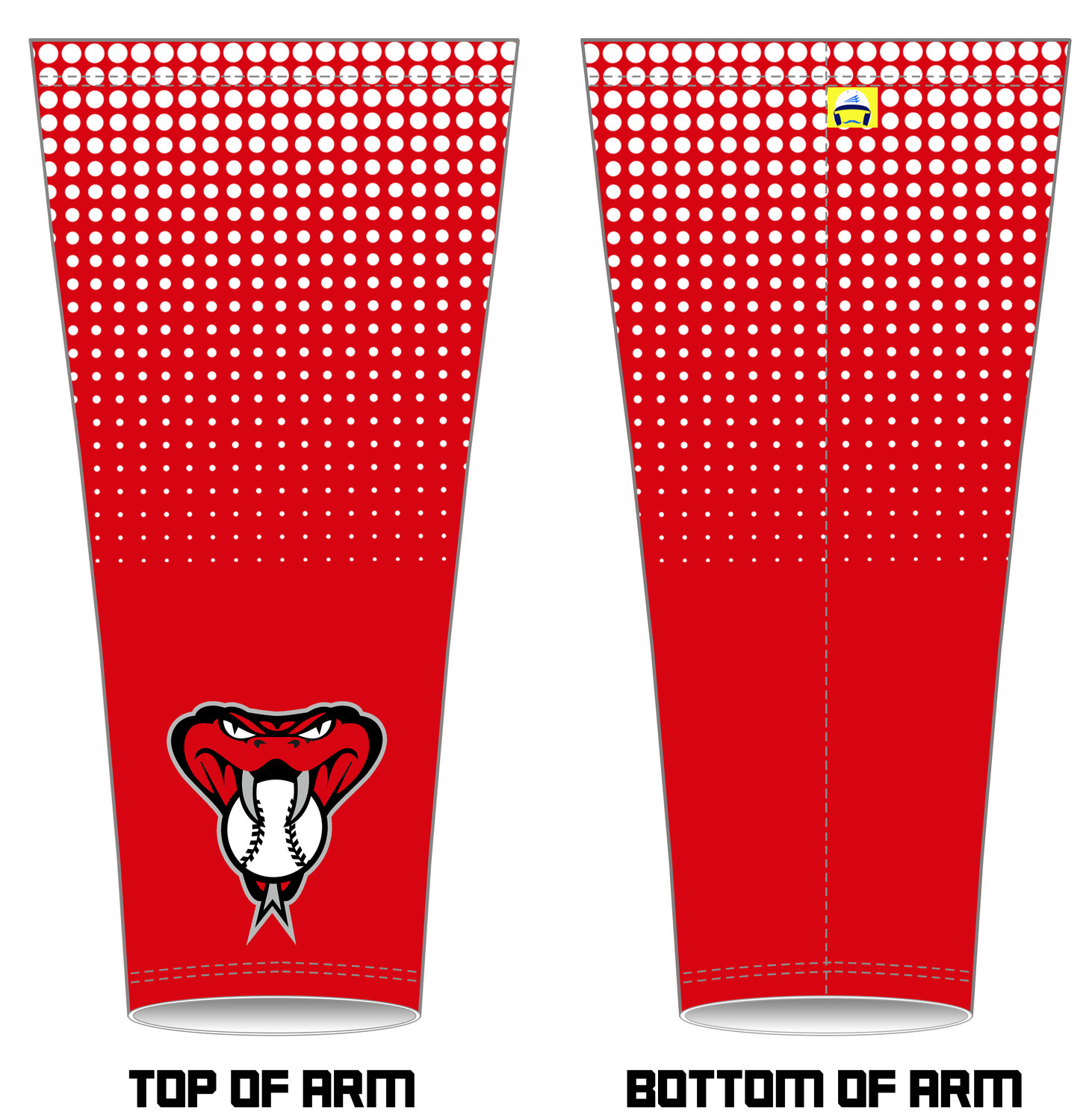 Blackwater Rattlers Custom Arm Sleeve #AS3