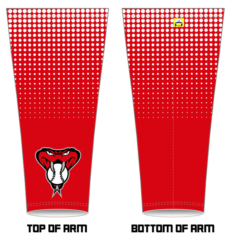 Blackwater Rattlers Custom Arm Sleeve #AS3