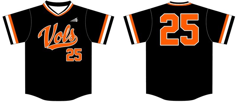 Wilson Vols Custom Baseball Jersey #1c
