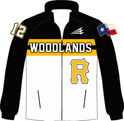 Woodlands Rattlers Baseball Rainproof Track Jacket