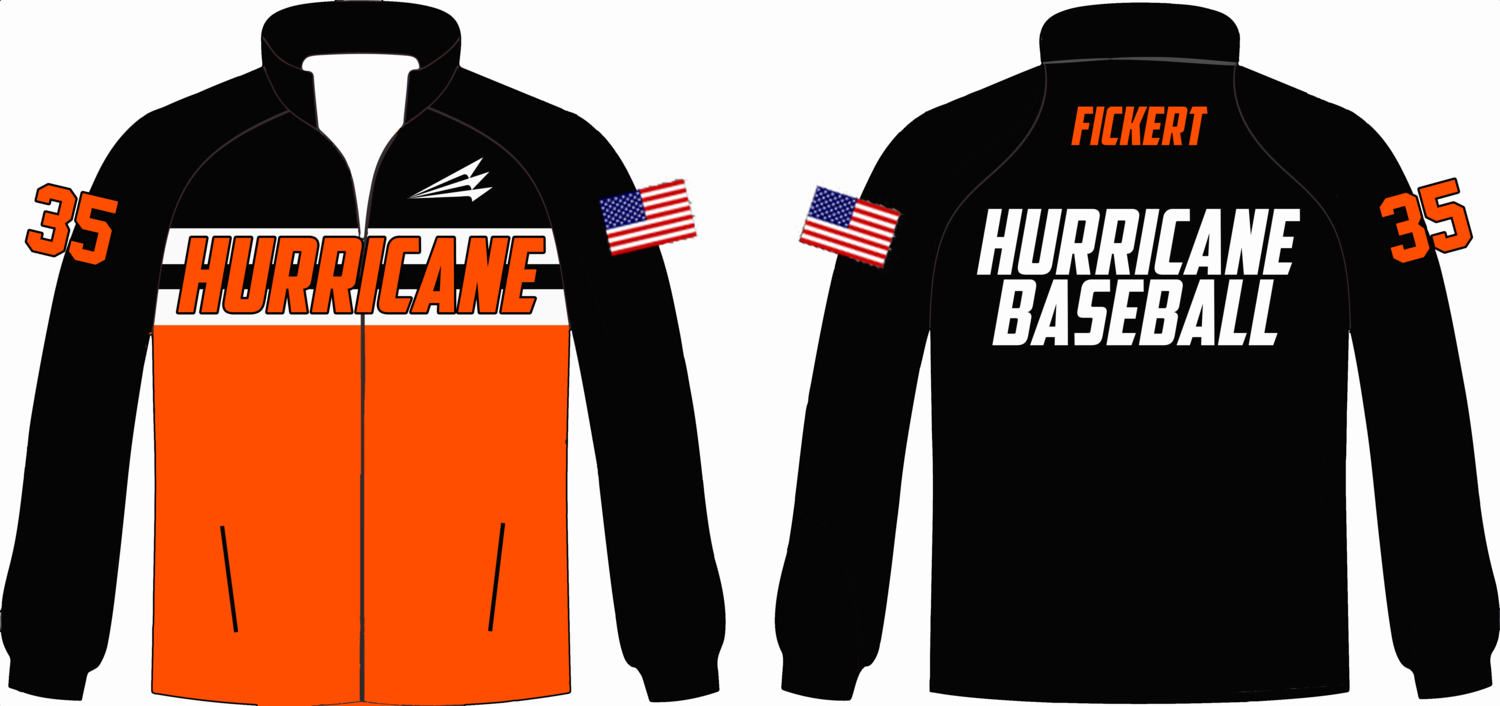 Wilmington Hurricanes Baseball Sublimated Track Jacket
