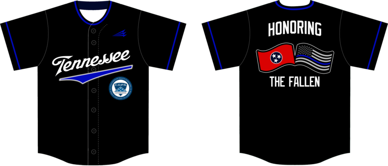 Middle &amp; EAST TN COPS Custom HexaFlex Baseball Jersey #J2C