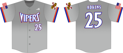 Westminster Vipers Custom HexaFlex Baseball Jersey #3B