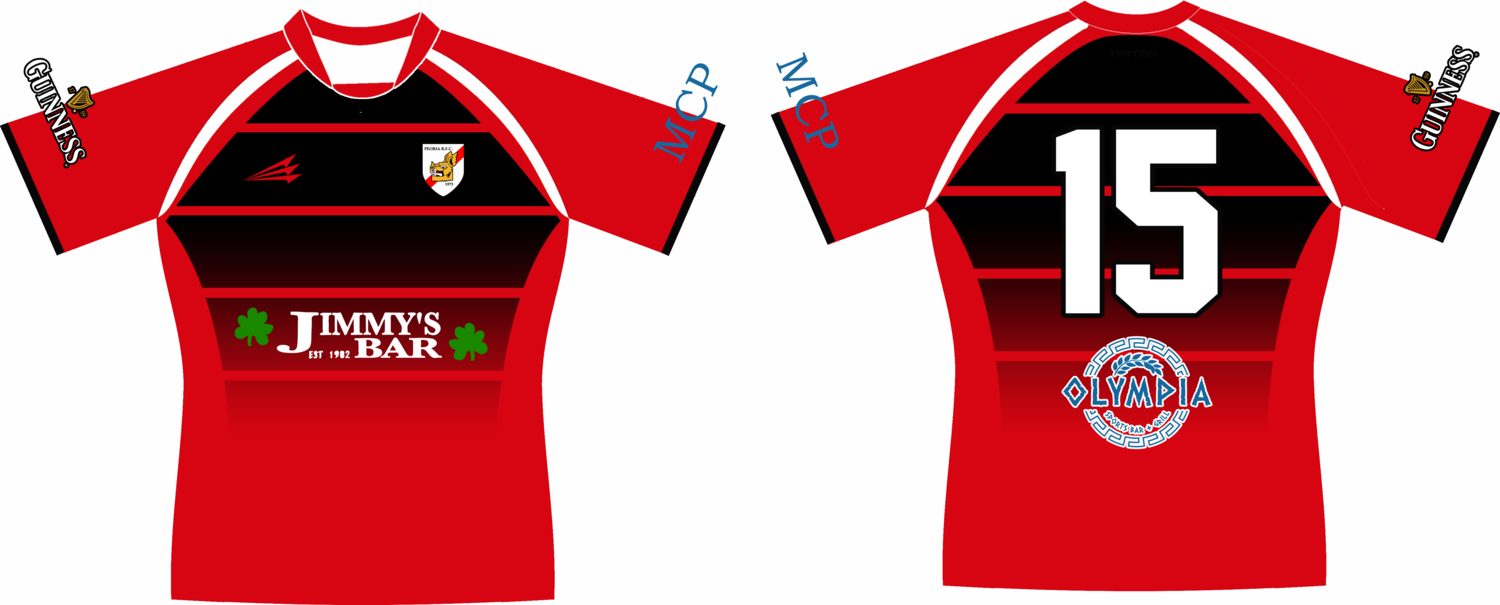 Peoria Pigs Custom Classic Rugby Jersey #J7e