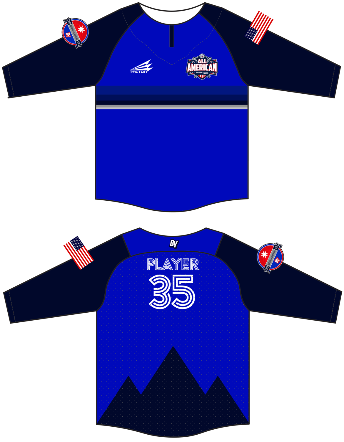 Baseball Youth All-Americans Reno-Tahoe 2019 BP Jacket #BPJ2