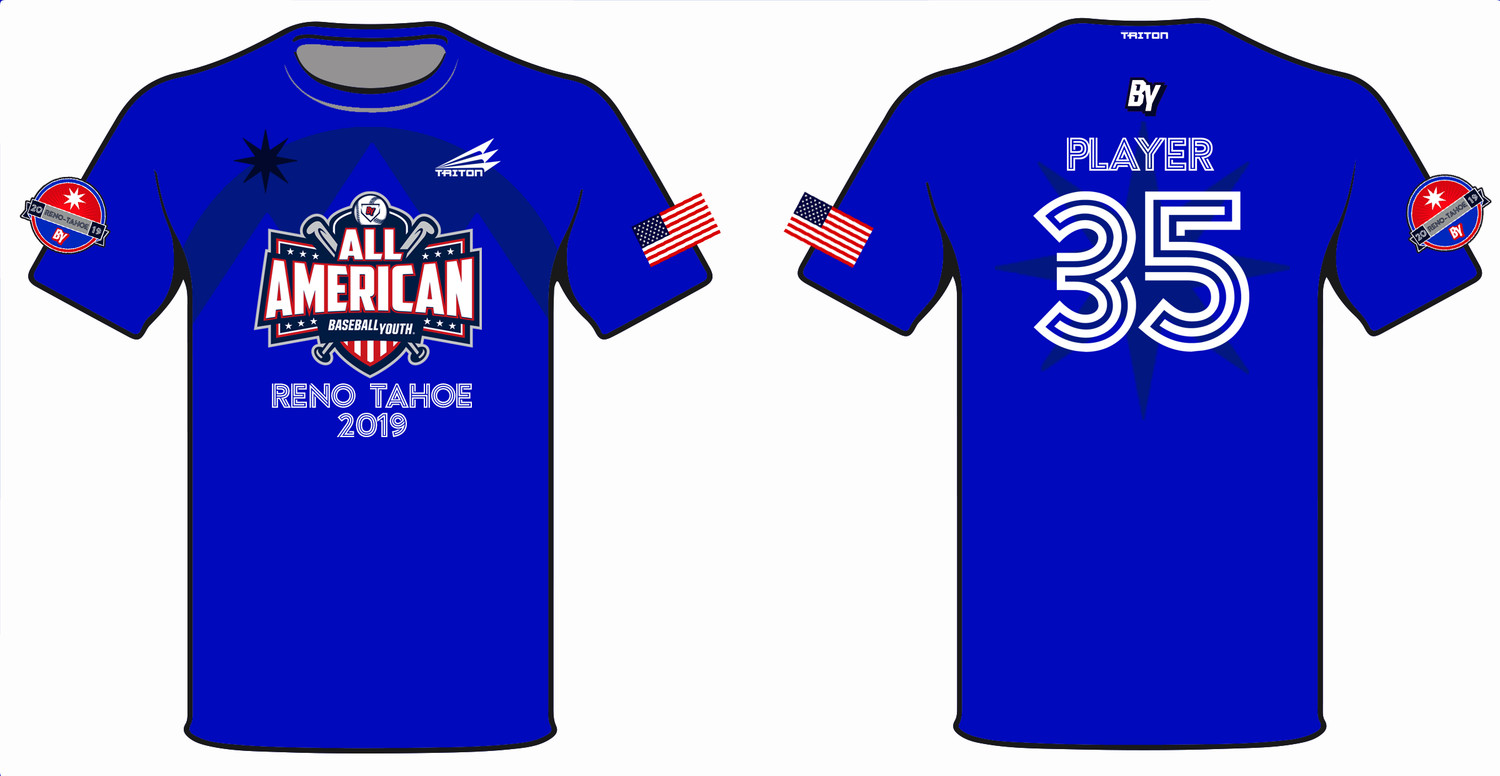 Baseball Youth All-Americans Reno-Tahoe 2019 Warm Up HyperTee HT1