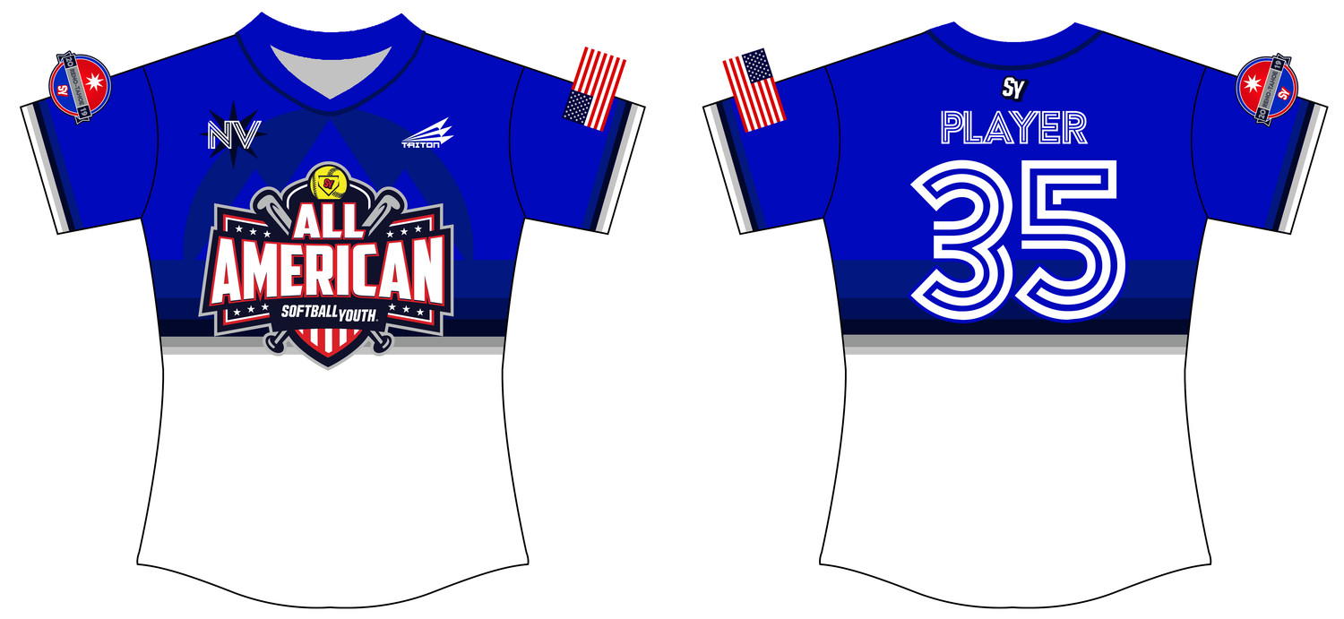 Softball Youth All-Americans Reno-Tahoe 2019 Fastpitch Jersey J2