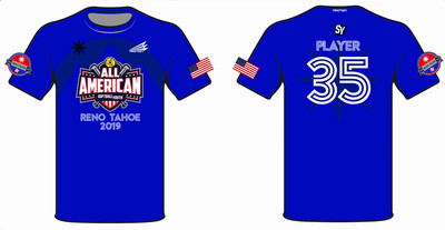 Softball Youth All-Americans Reno-Tahoe 2019 Warm Up HyperTee HT2