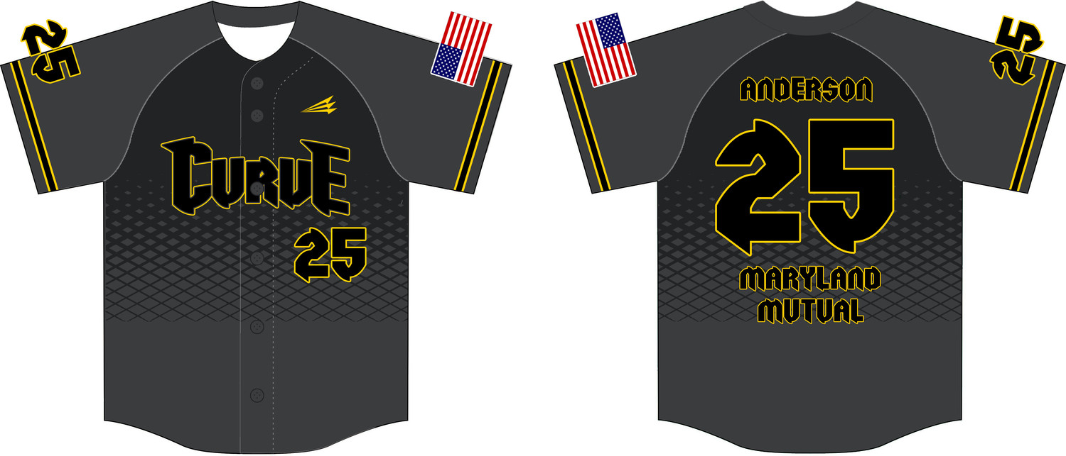 Churchville Curve Custom HexaFlex Baseball Jersey #J2